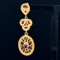 Orecchini Cianfrone Gioielli Donna in Oro Rubino 0.60 Ct OROR-71-198 - OROR-71-198